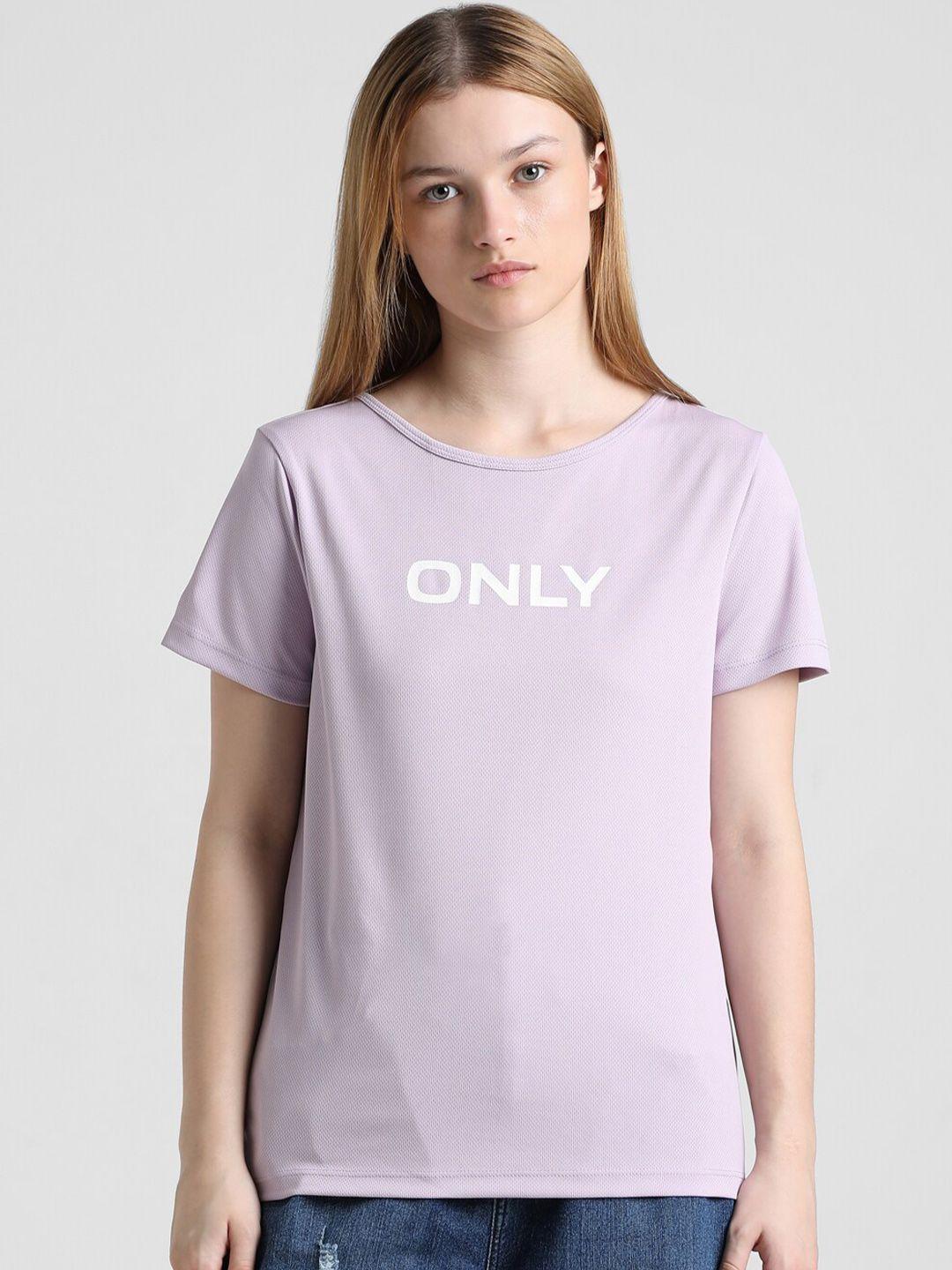 only typography round neck t-shirt