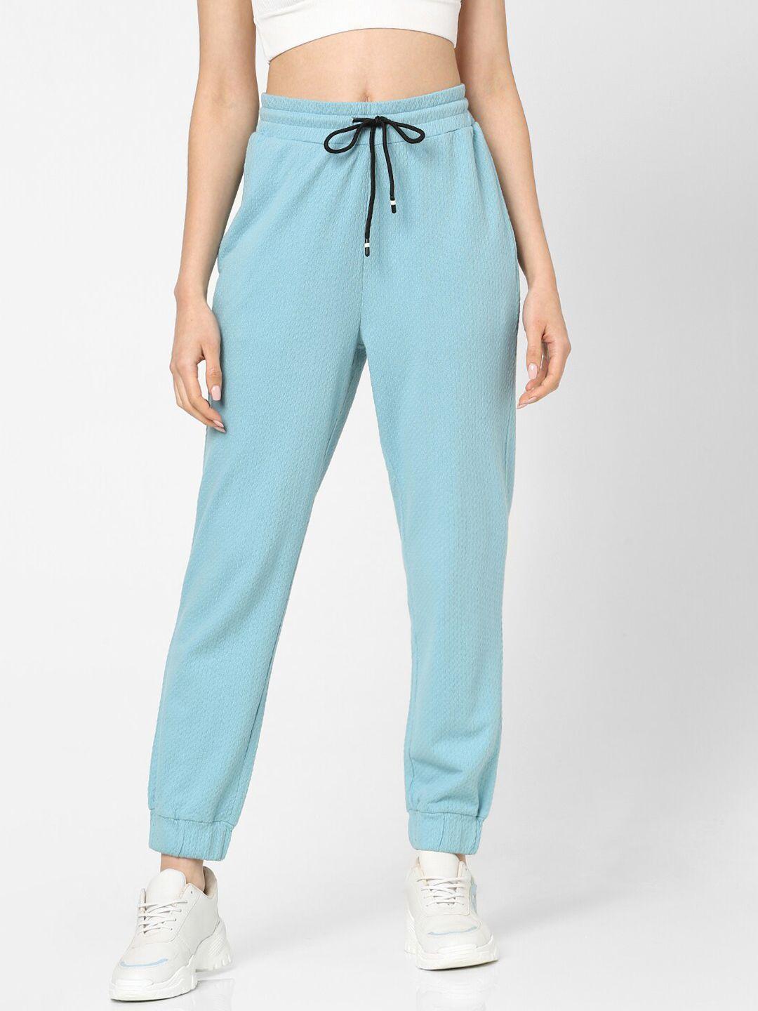 only women blue onlpopcorn coord jogger