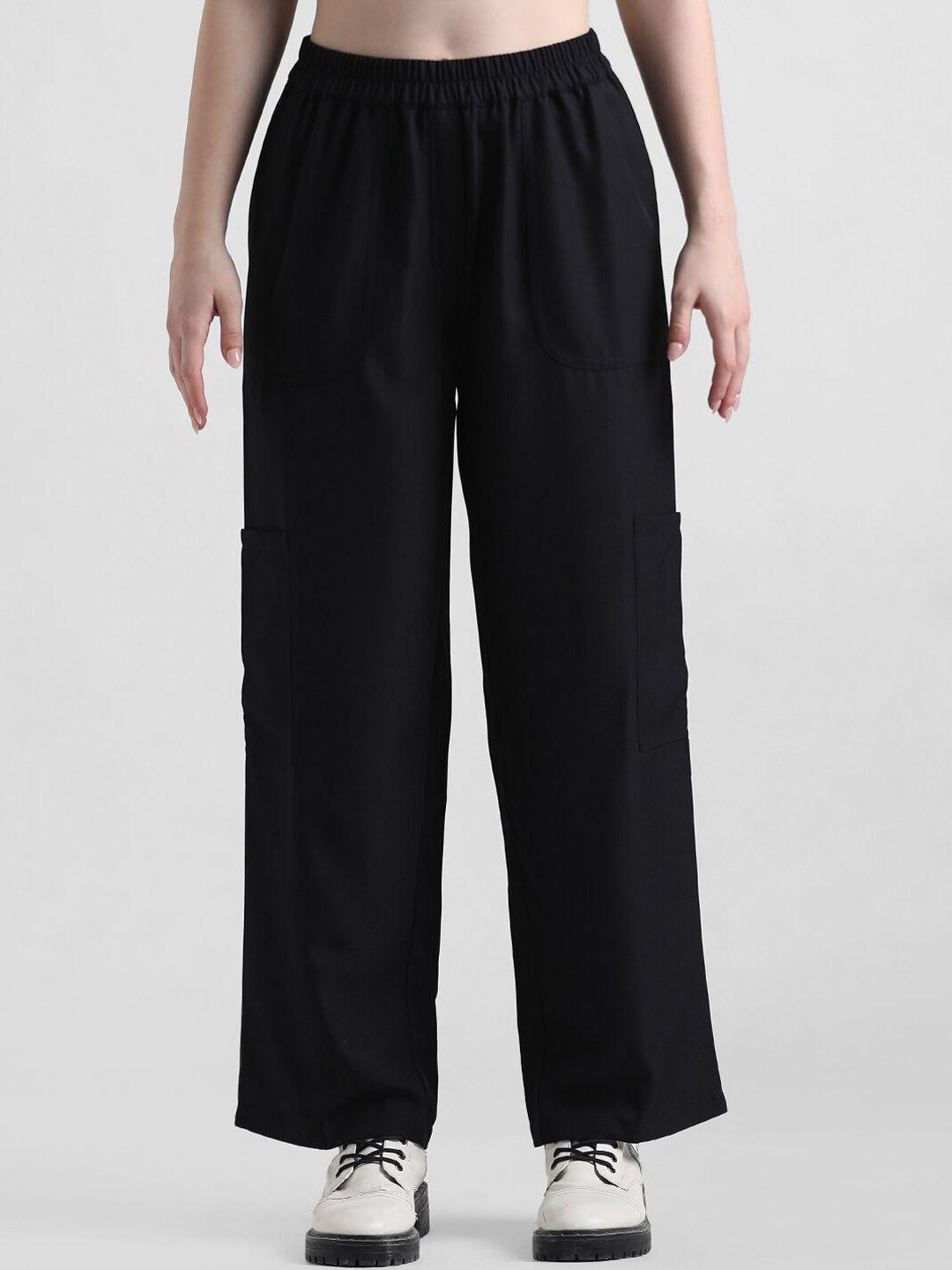 only women flared parallel trousers