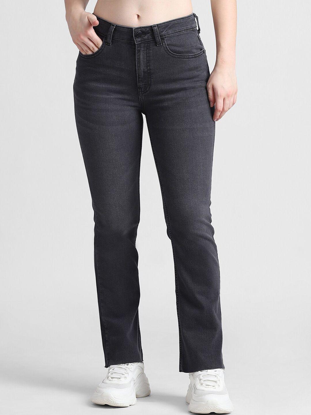 only women flared stretchable cotton jeans