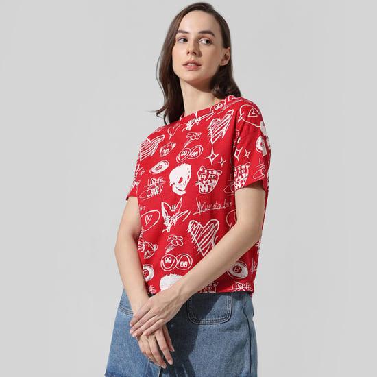 only women graphic printed t-shirt