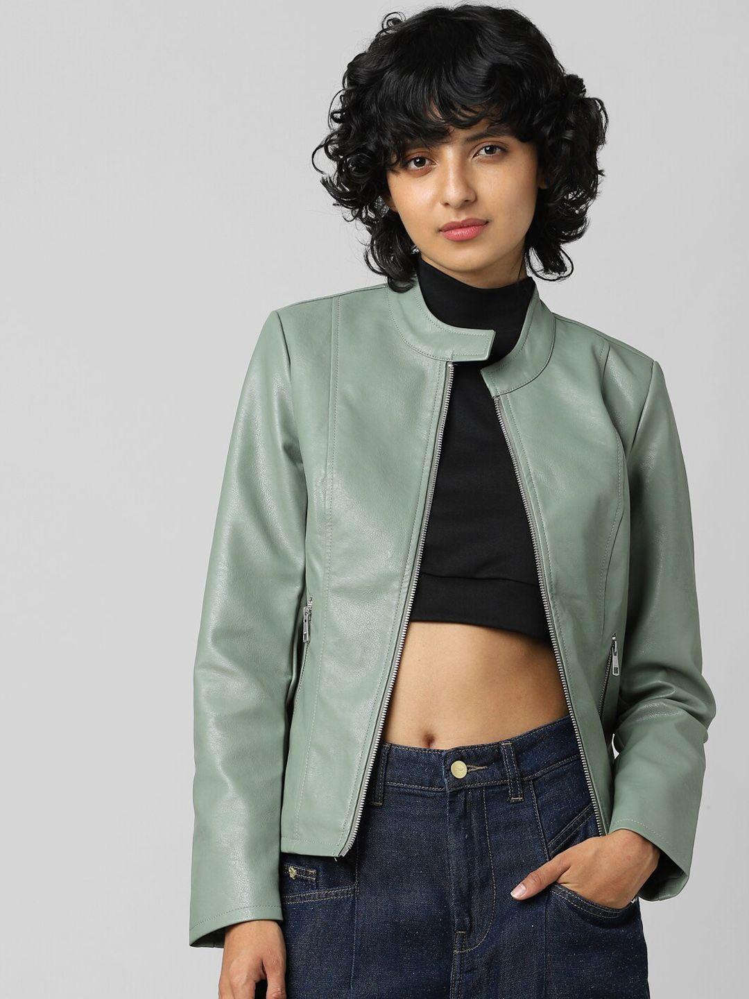 only women green tailored jacket