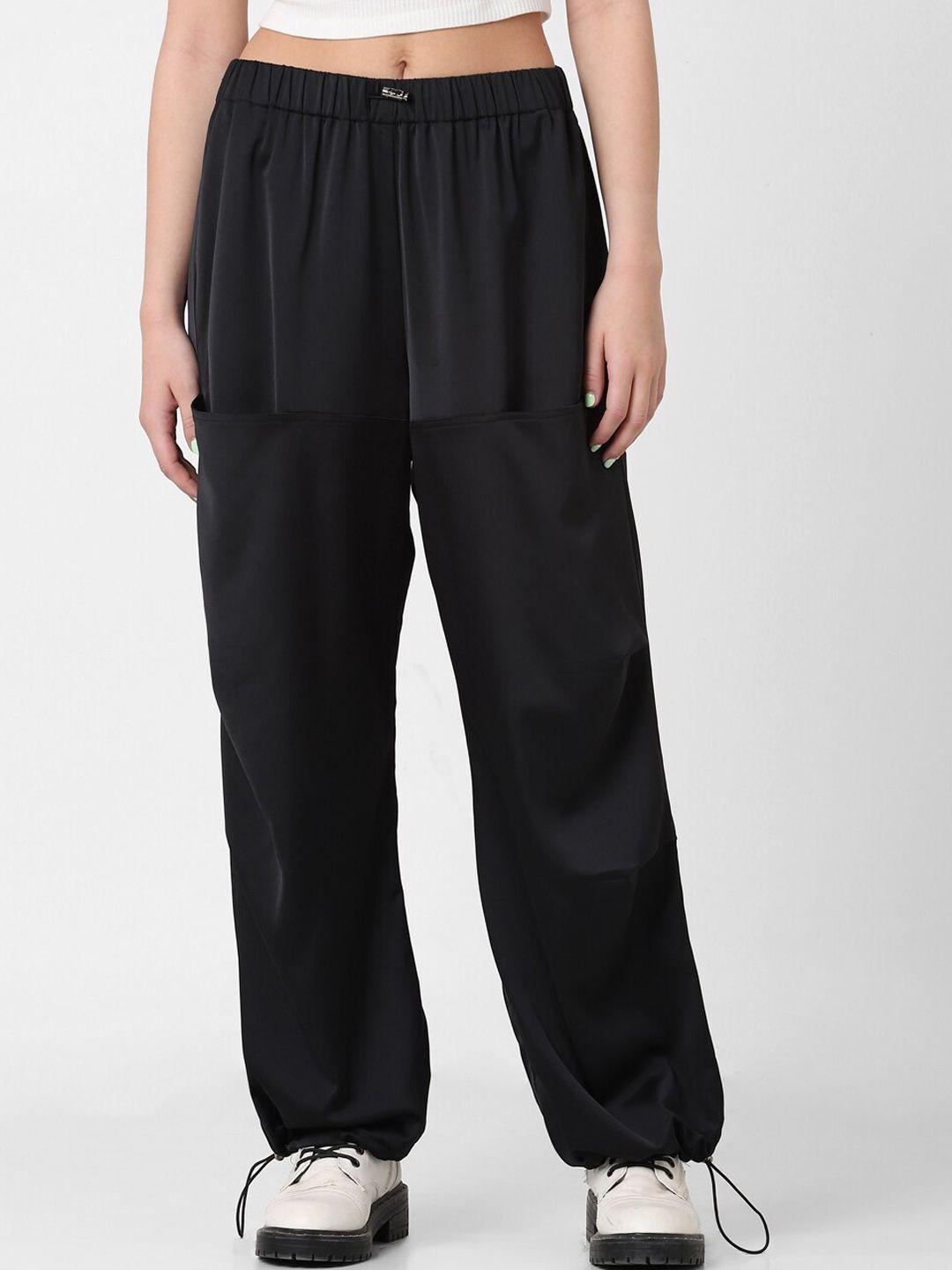 only women loose fit cargo trousers