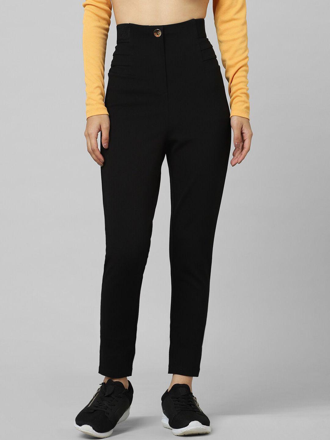 only women skinny fit high-rise trousers