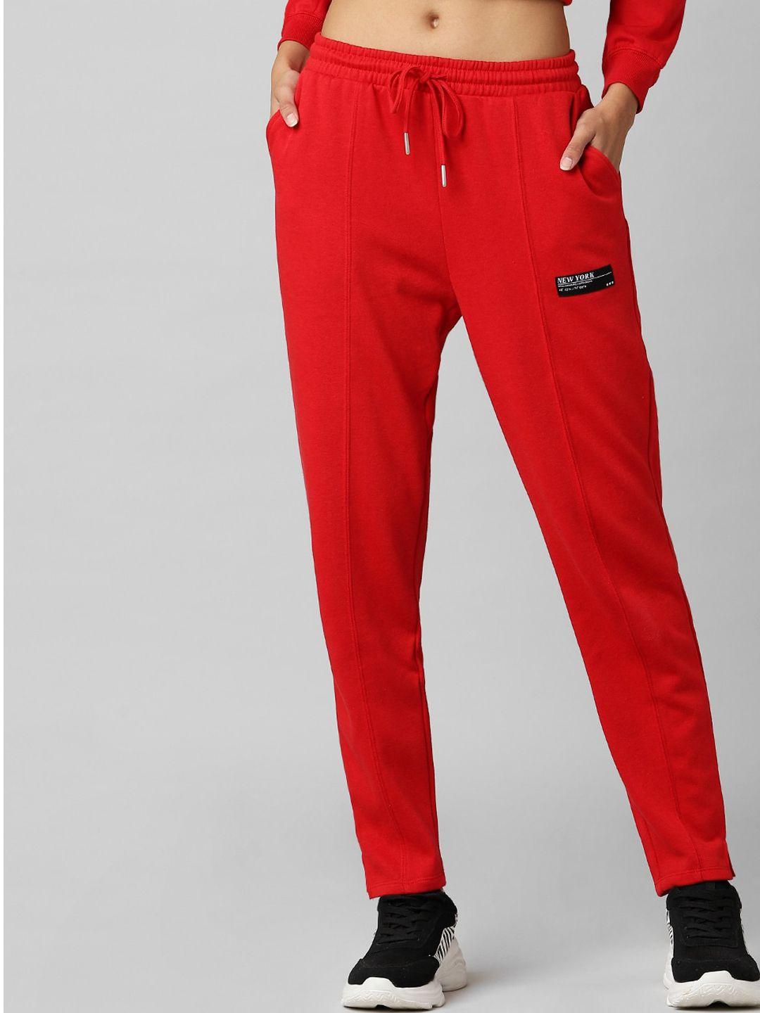 only women solid track pants