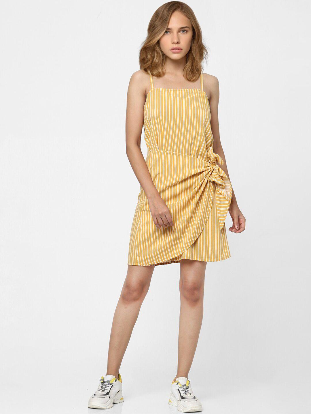 only yellow striped dress