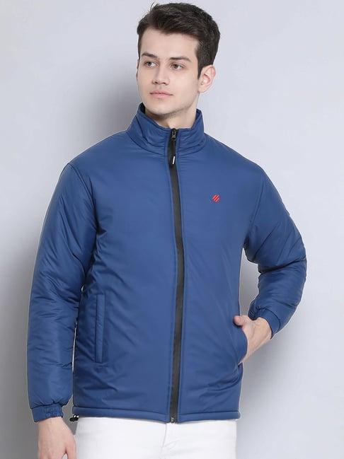 onn blue regular fit jacket