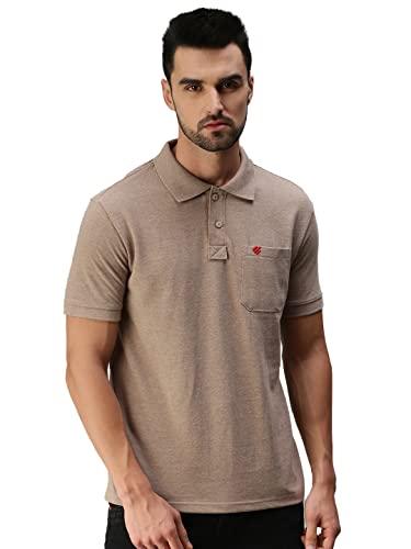 onn men's solid regular fit polo nc432_cml_1pc_camel_xl