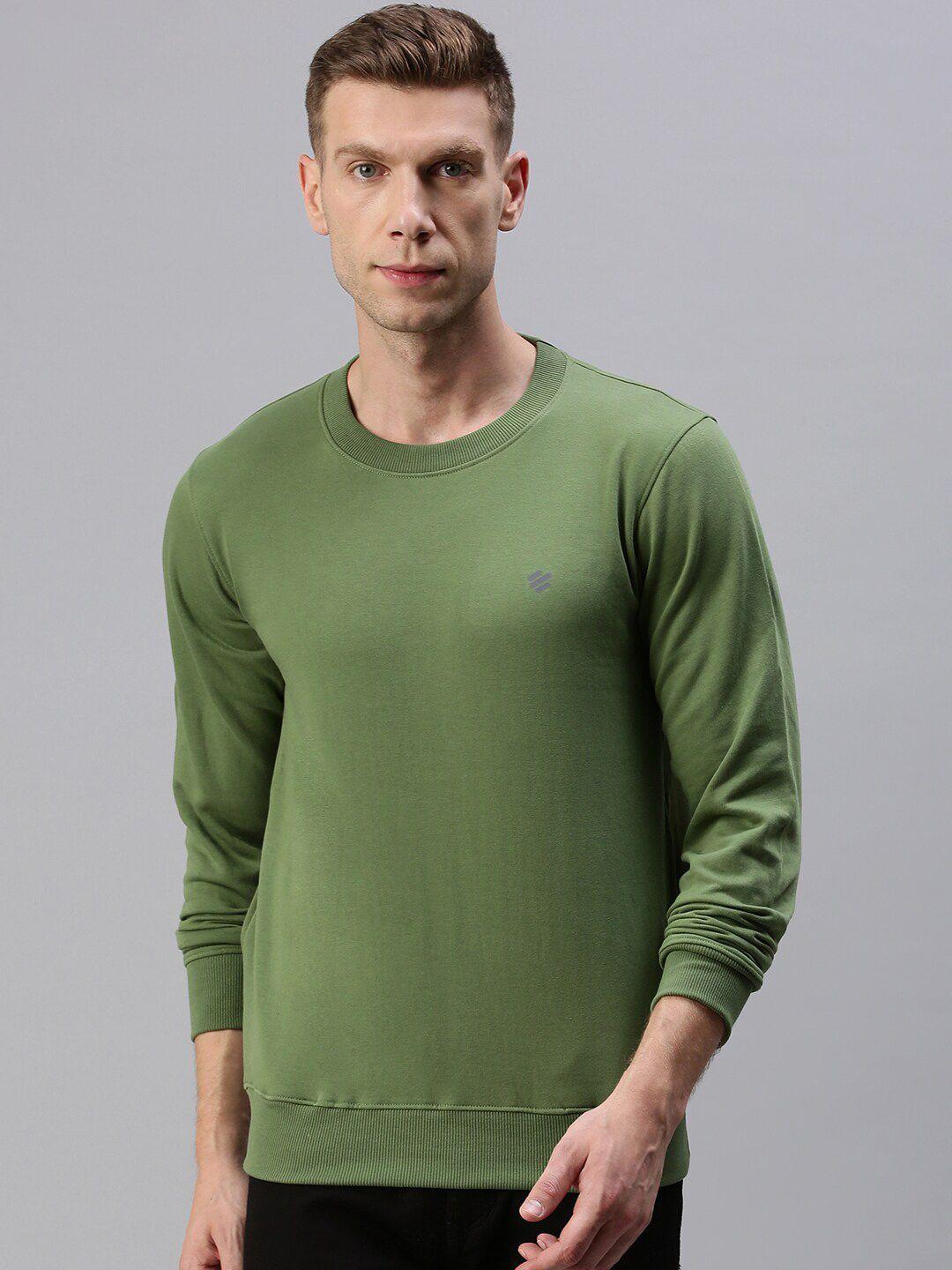 onn men olive green sweatshirt