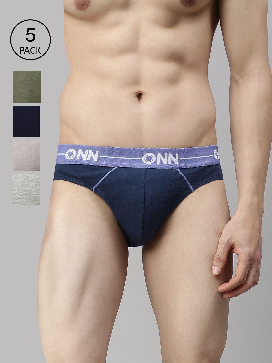 onn men pack of 5 basic briefs