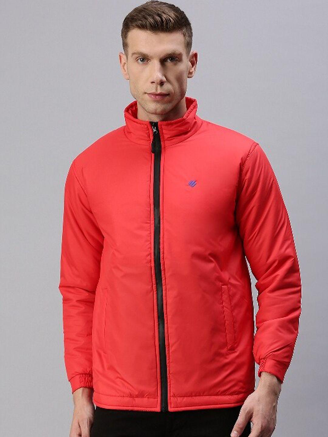 onn men red padded jacket