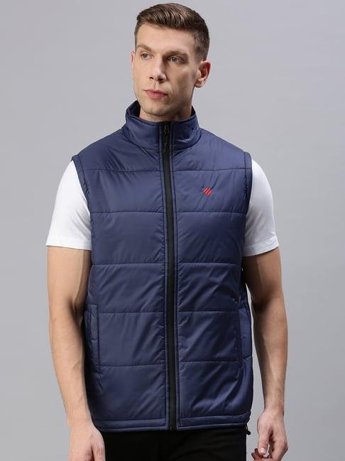 onn navy regular fit jacket