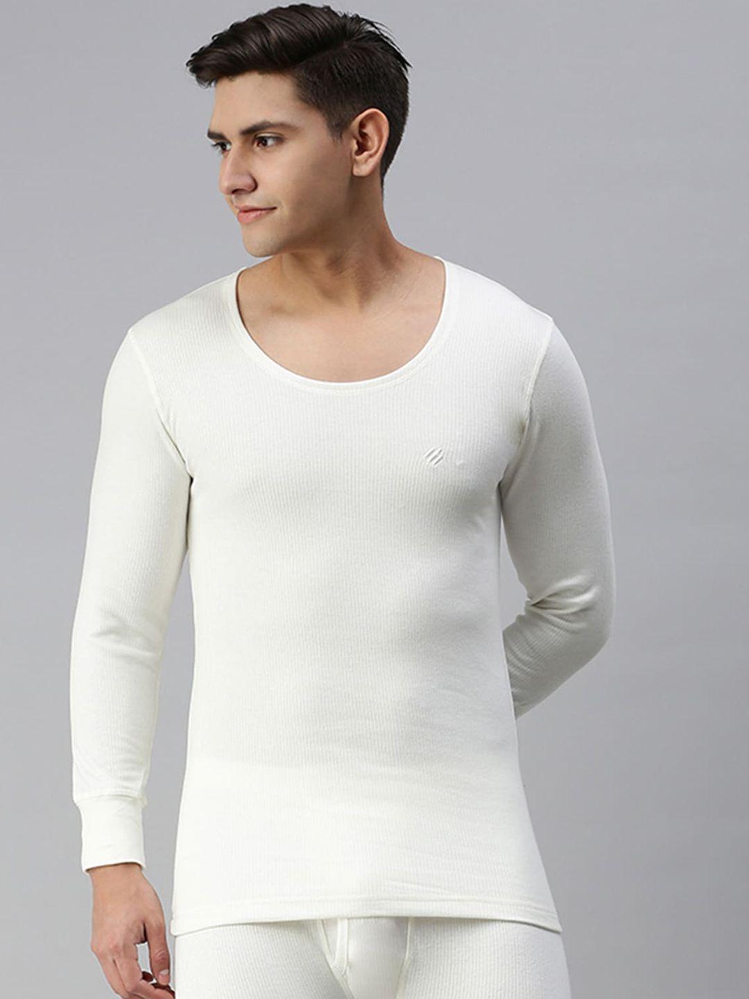 onn round neck cotton thermal top