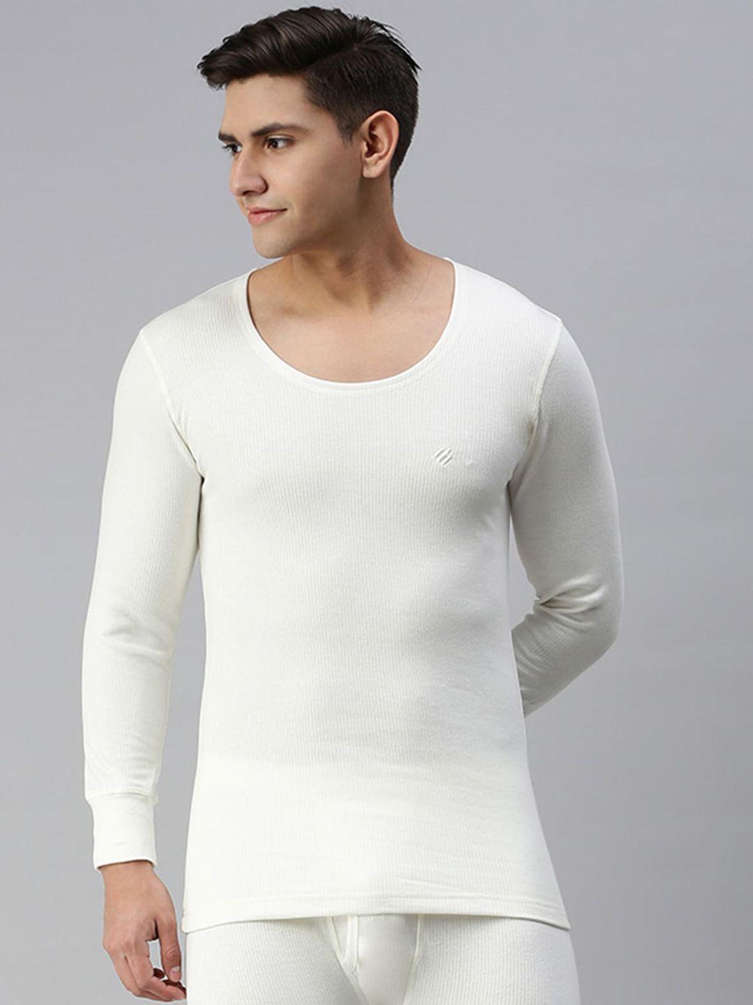 onn skinny fit round neck pure cotton thermal set