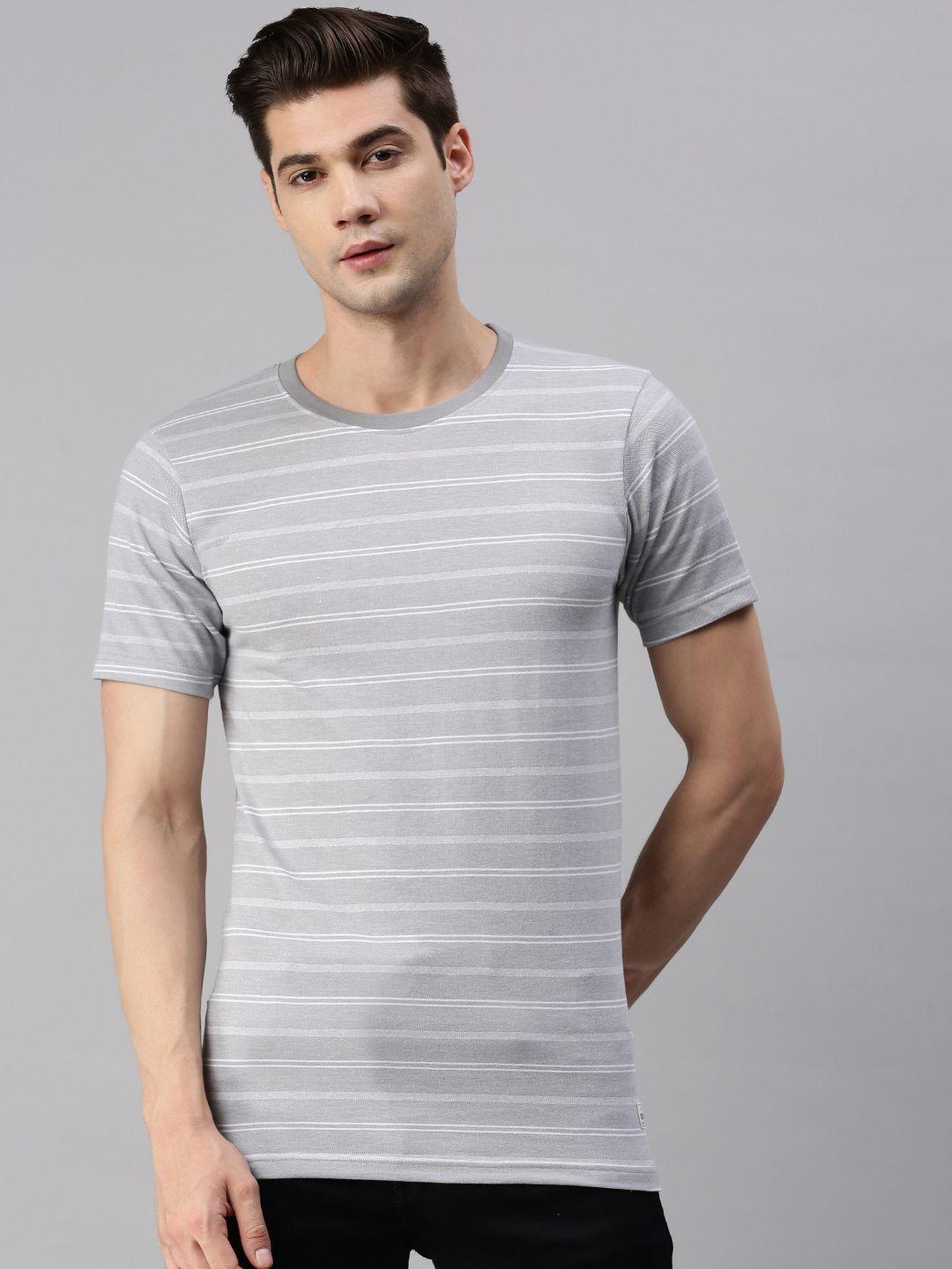 onn striped pure cotton t-shirt