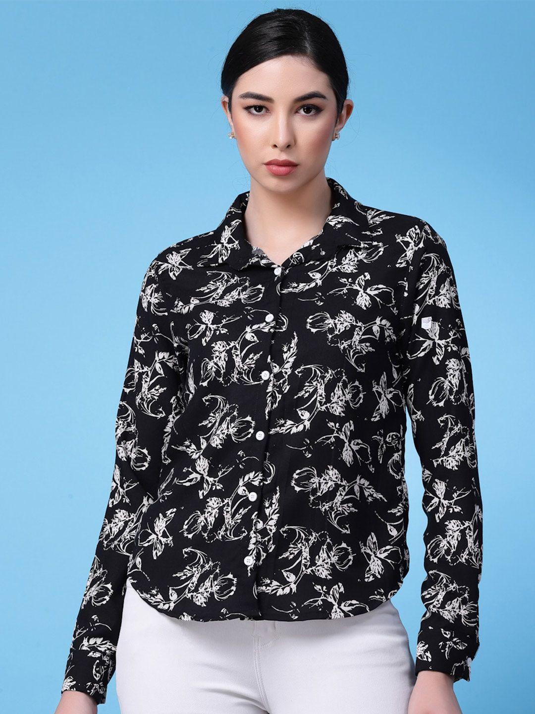 oomph! standard floral printed formal shirt