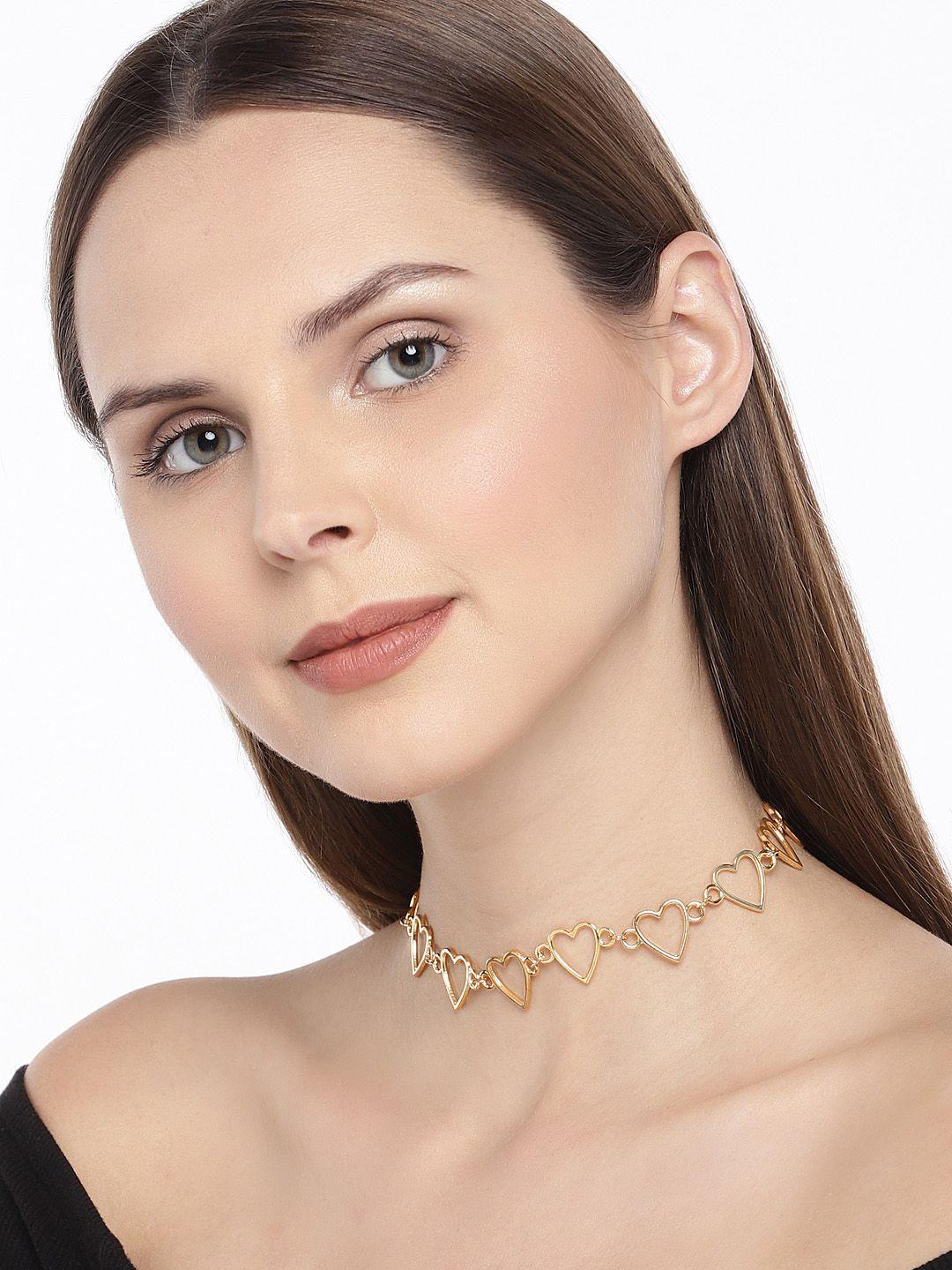 oomph gold-toned handcrafted choker