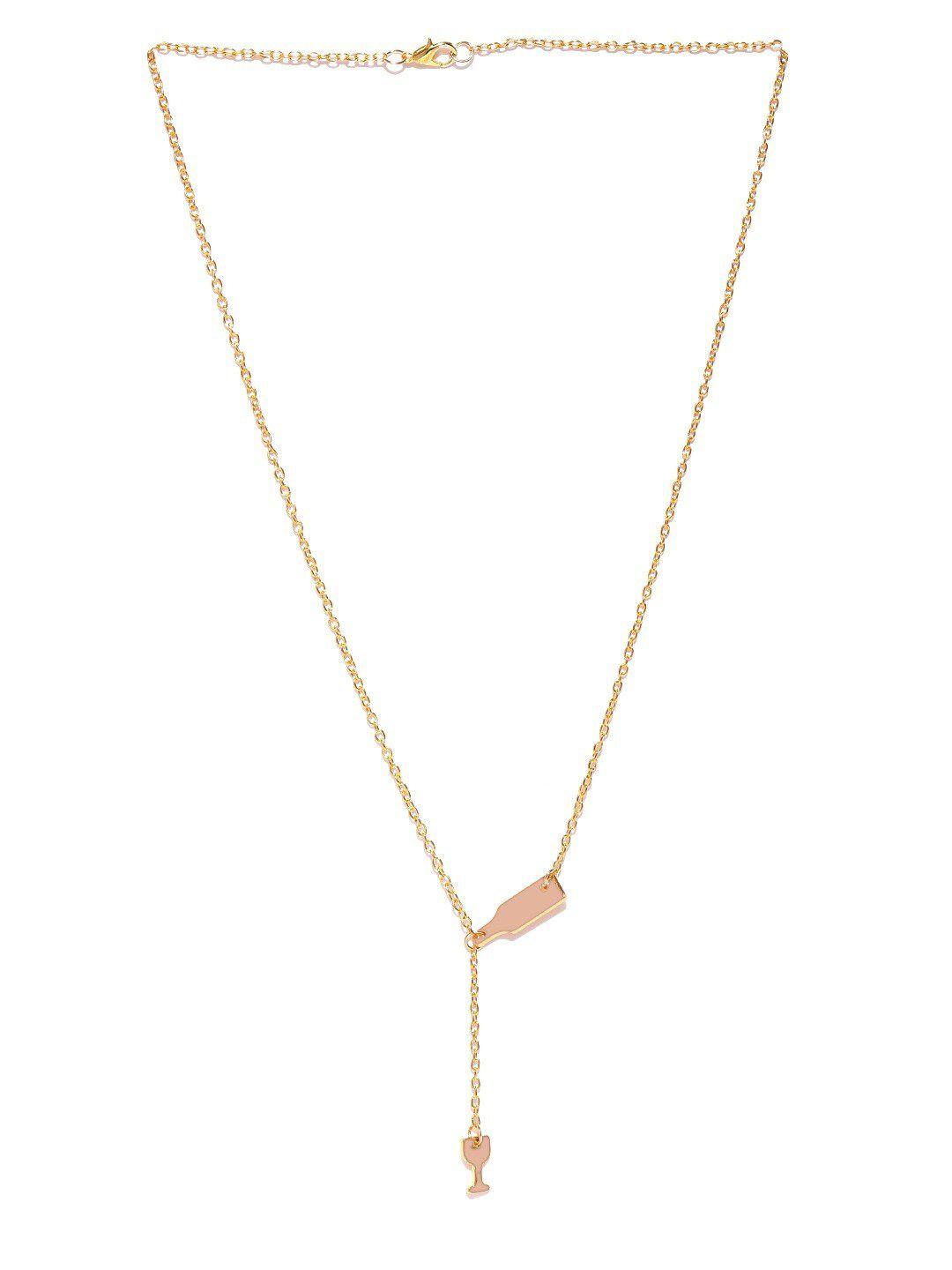 oomph gold-toned layered necklace