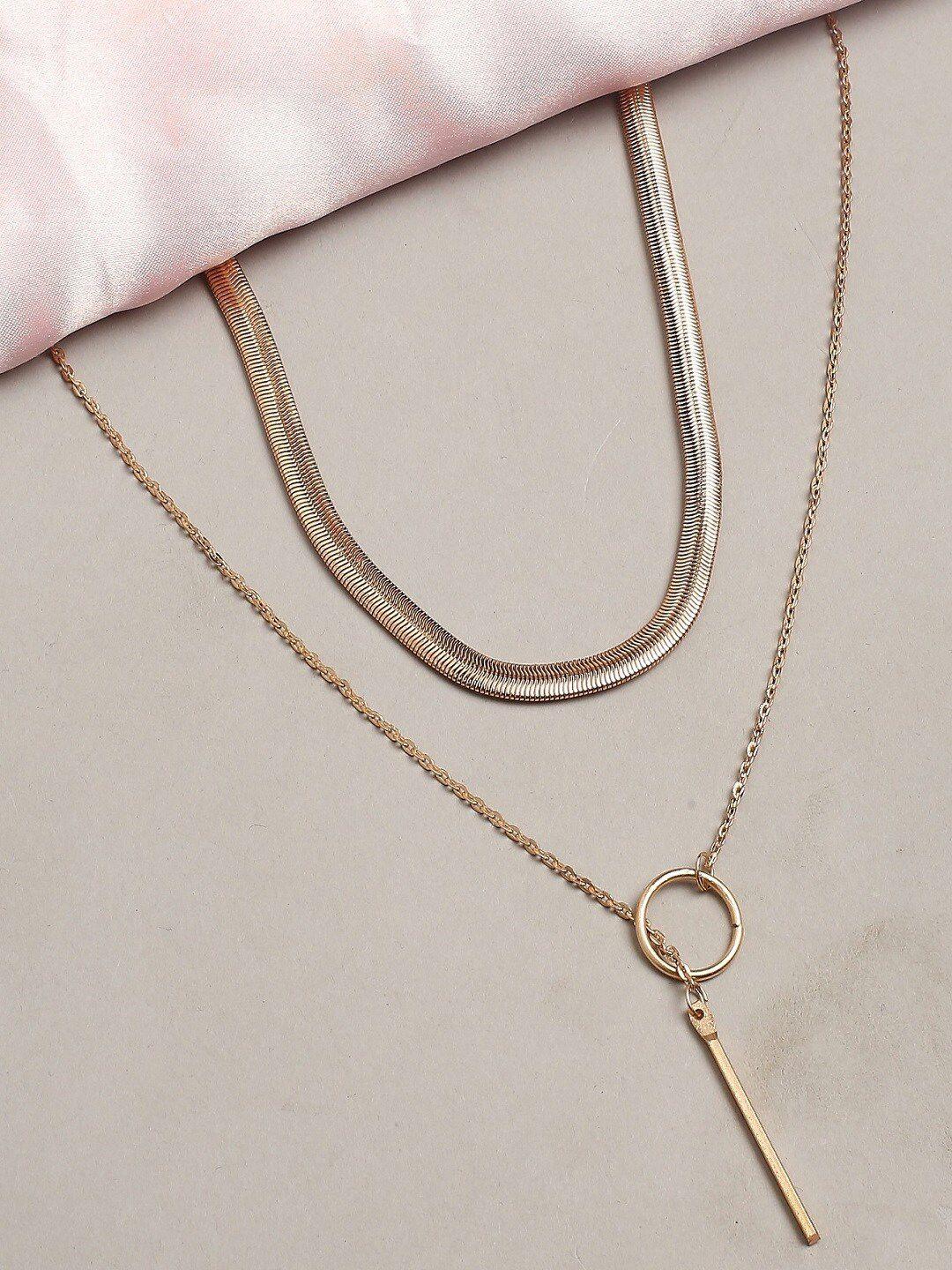 oomph gold-toned necklace