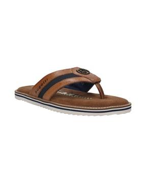 open-toe thong-strap sandals
