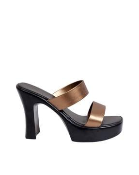 open-toe block heeled sandals with straps