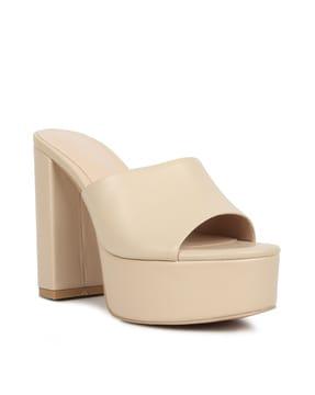 open-toe block heeled sandals