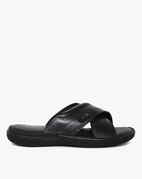 open-toe cross strap sandals