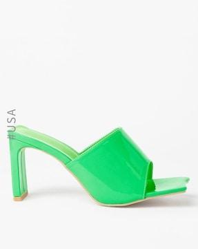 open-toe heeled sandals