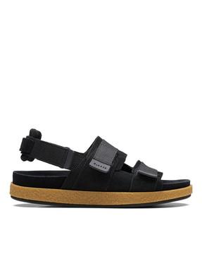 open-toe sandals with velcro closure