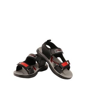 open-toe sandals with velcro fastening