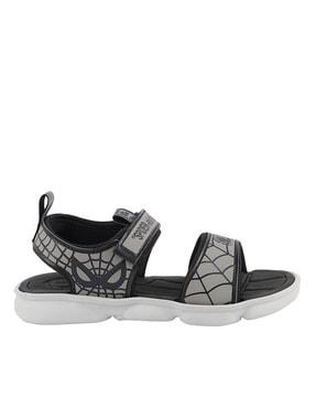 open-toe sandals with velcro fastening