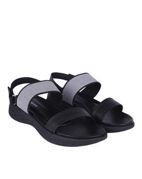 open-toe sling-back sandals