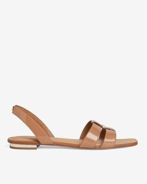 open-toe sling-back sandals