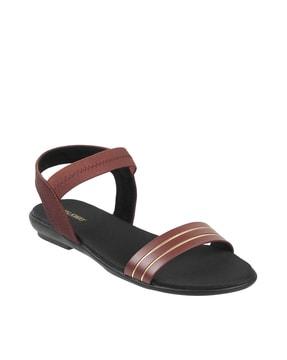 open-toe sling-back sandals