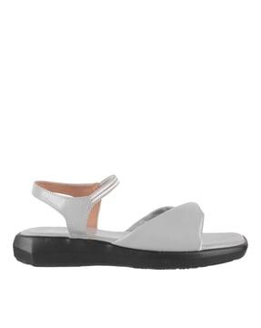 open-toe sling-back sandals