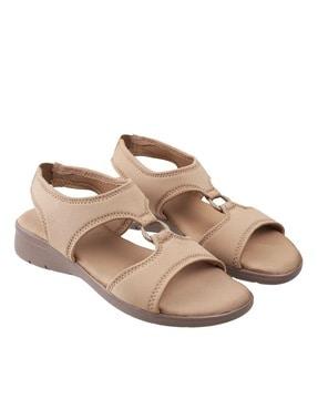 open-toe sling back sandals