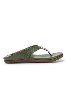 open-toe slip-on flat sandals