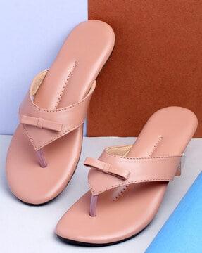 open-toe slip-on flat sandals