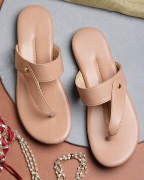 open-toe slip-on flat sandals