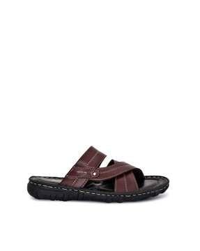 open-toe slip-on flip-flops