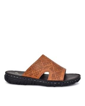 open-toe slip-on flip-flops