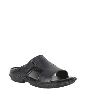 open-toe slip-on sandals 