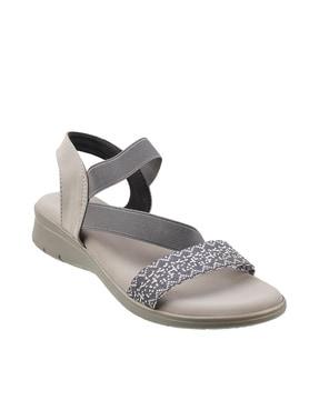 open-toe slip-on sandals