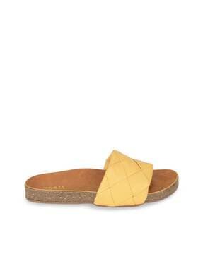 open-toe slip-on sandals