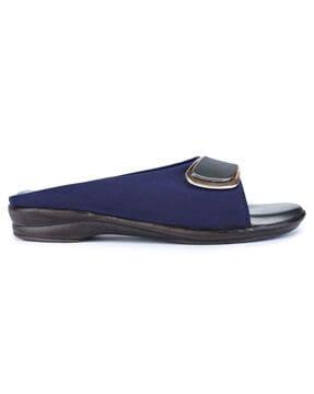 open-toe slip-on sandals