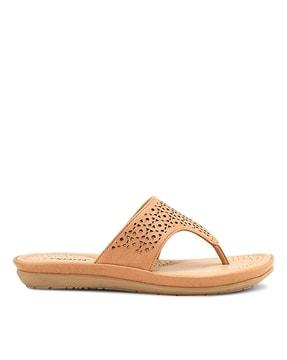 open-toe slip-on sandals