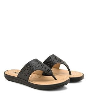 open-toe slip-on sandals