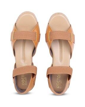 open-toe slip-on sandals