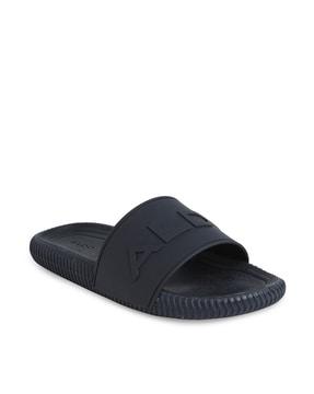 open-toe slip-on sandals