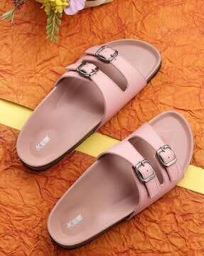 open-toe slip-on sandals